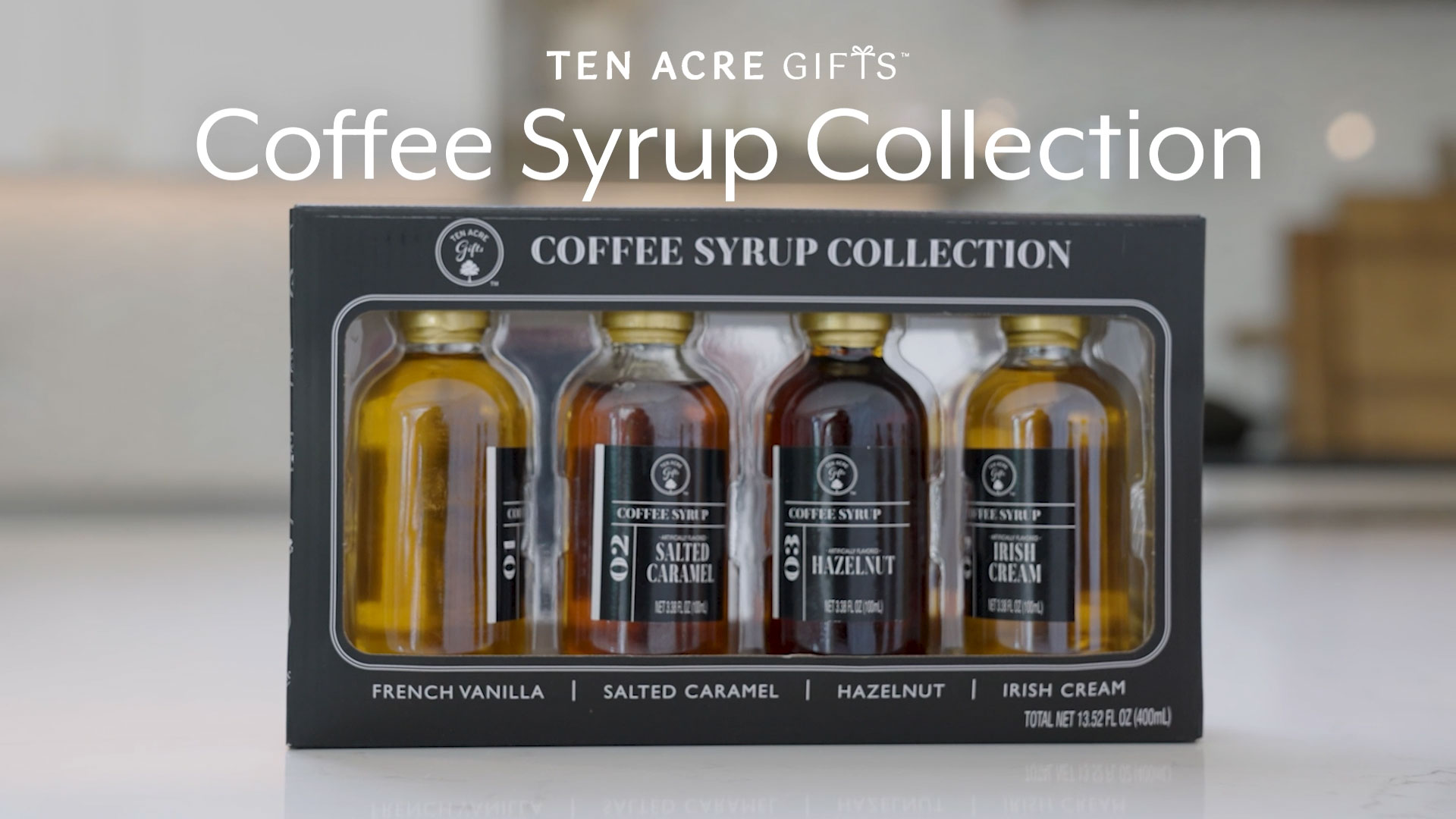 Amazon.com : Ten Acre Gifts Coffee Syrup Sampler Gift Set, Pack of